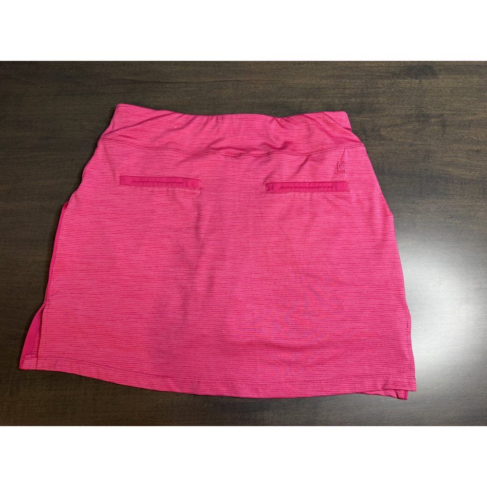 Kate Lord Women's Pink Skort Skirt Golf Athletic Tennis Sporty Siz Medium - Picture 2 of 4